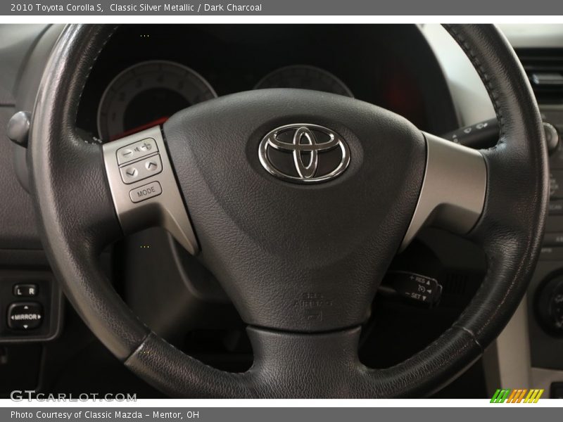 Classic Silver Metallic / Dark Charcoal 2010 Toyota Corolla S