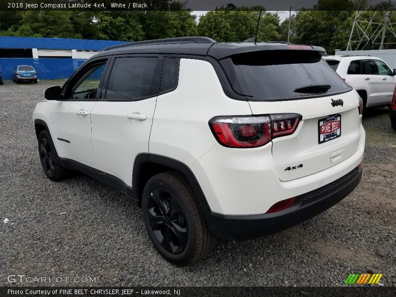 White / Black 2018 Jeep Compass Latitude 4x4