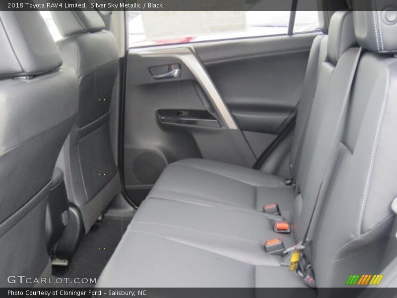 Silver Sky Metallic / Black 2018 Toyota RAV4 Limited
