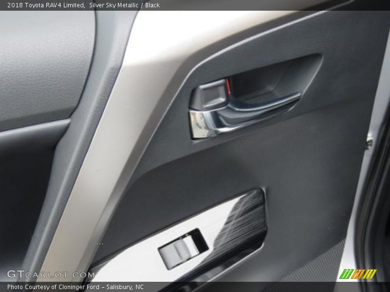 Silver Sky Metallic / Black 2018 Toyota RAV4 Limited