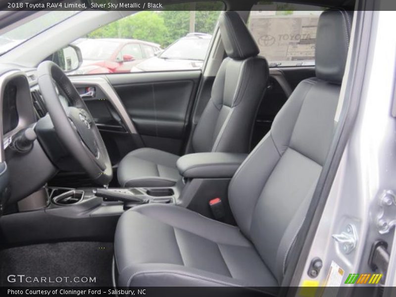 Silver Sky Metallic / Black 2018 Toyota RAV4 Limited