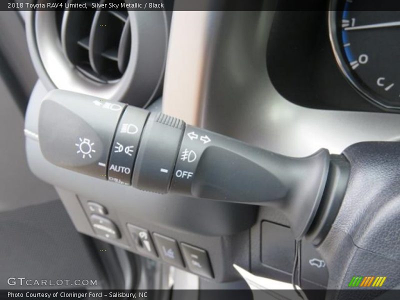 Silver Sky Metallic / Black 2018 Toyota RAV4 Limited