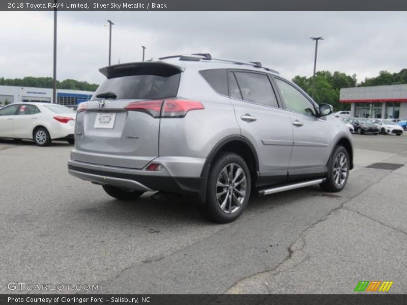 Silver Sky Metallic / Black 2018 Toyota RAV4 Limited