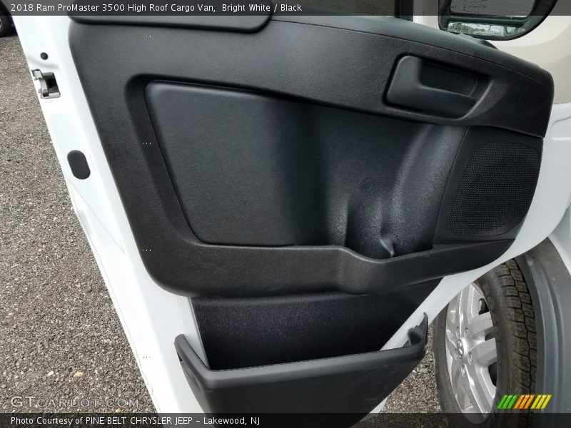 Bright White / Black 2018 Ram ProMaster 3500 High Roof Cargo Van