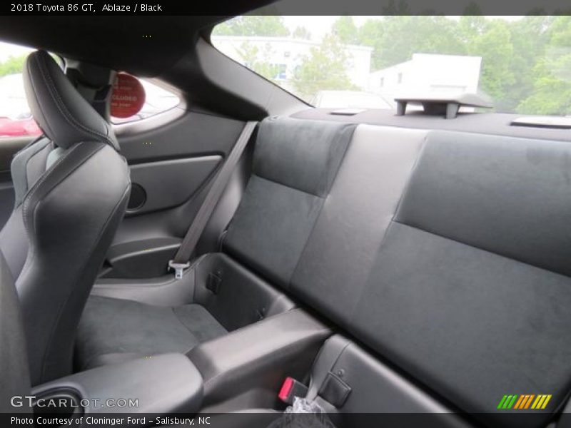 Rear Seat of 2018 86 GT
