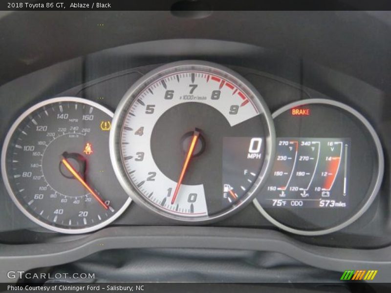  2018 86 GT GT Gauges