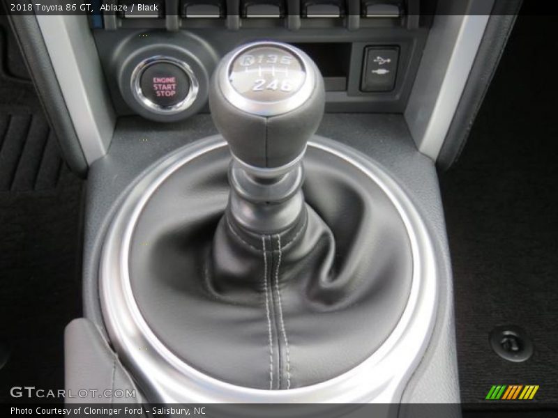  2018 86 GT 6 Speed Automatic Shifter