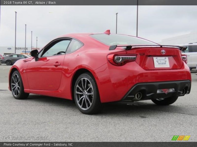 Ablaze / Black 2018 Toyota 86 GT