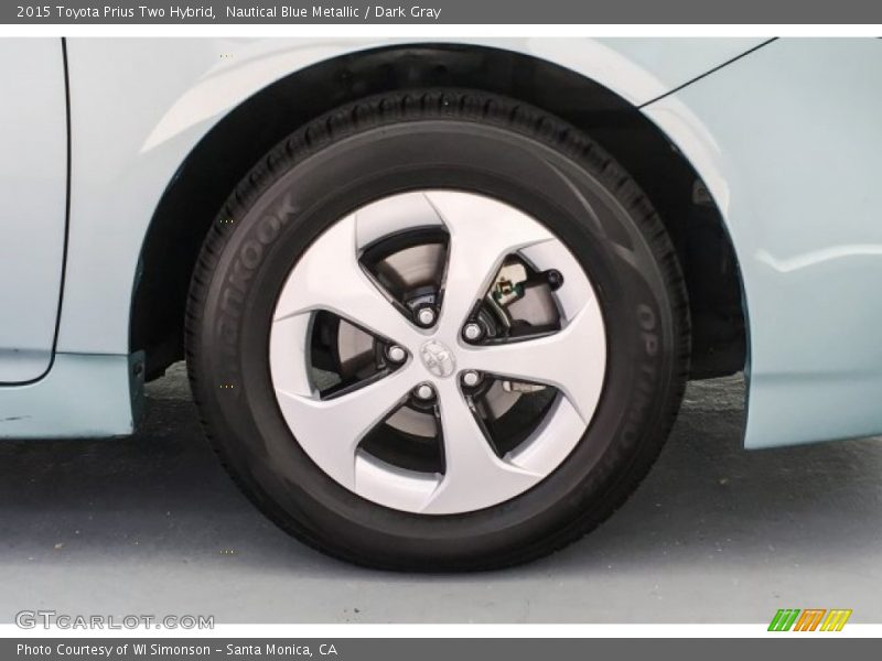 Nautical Blue Metallic / Dark Gray 2015 Toyota Prius Two Hybrid