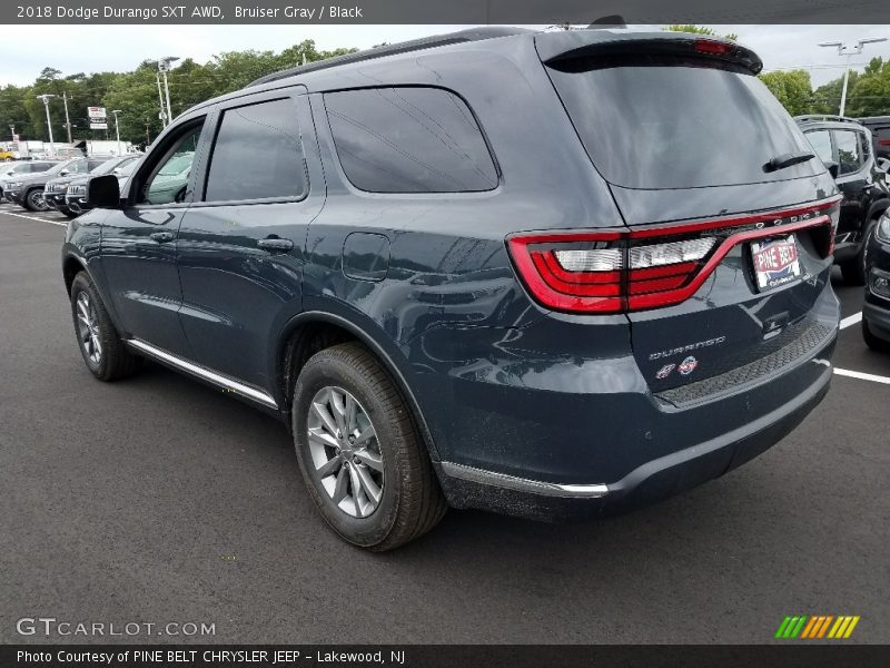 Bruiser Gray / Black 2018 Dodge Durango SXT AWD