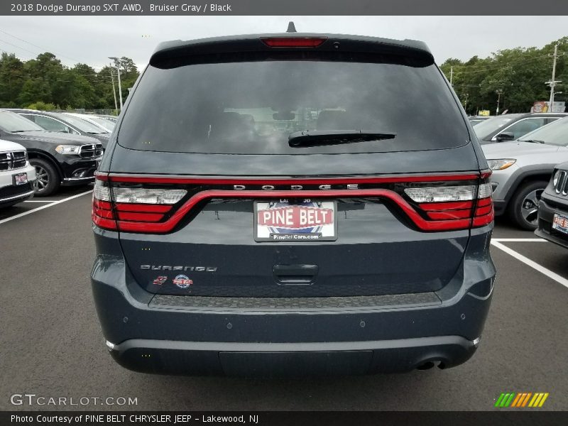 Bruiser Gray / Black 2018 Dodge Durango SXT AWD