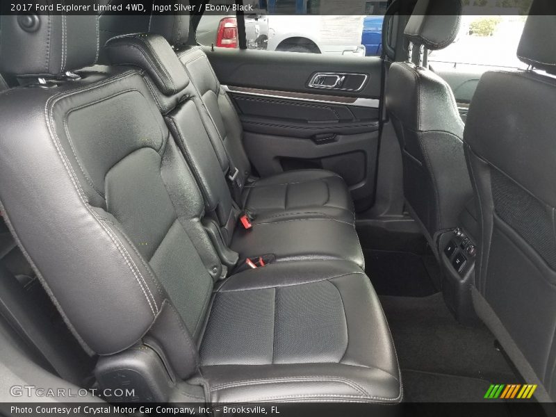 Ingot Silver / Ebony Black 2017 Ford Explorer Limited 4WD