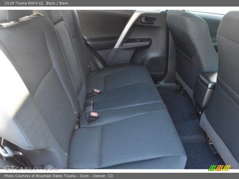 Black / Black 2018 Toyota RAV4 LE