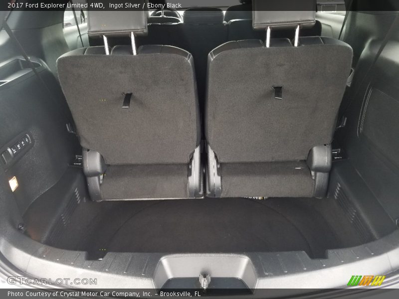 Ingot Silver / Ebony Black 2017 Ford Explorer Limited 4WD