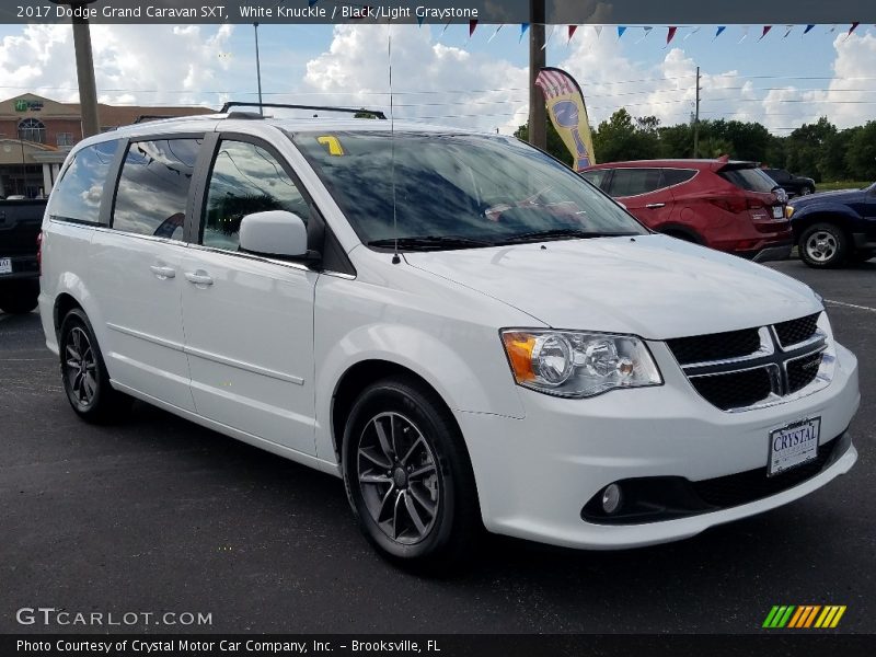 White Knuckle / Black/Light Graystone 2017 Dodge Grand Caravan SXT