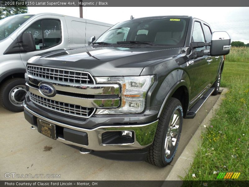 Magnetic / Black 2018 Ford F150 Lariat SuperCrew 4x4