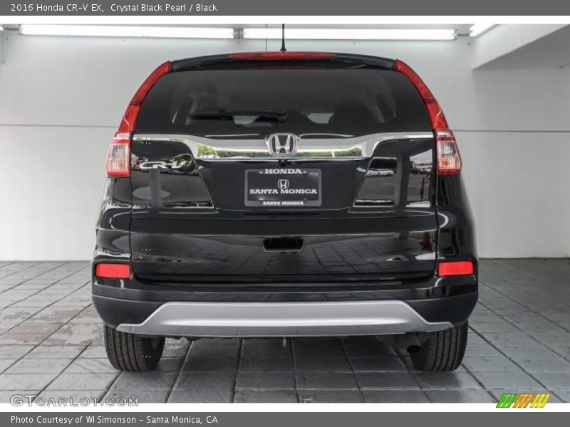 Crystal Black Pearl / Black 2016 Honda CR-V EX