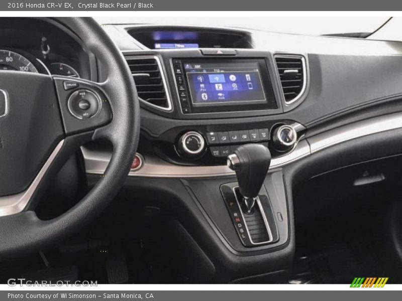 Crystal Black Pearl / Black 2016 Honda CR-V EX
