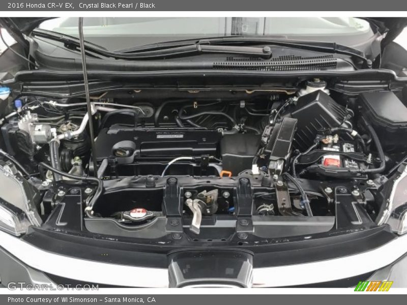 Crystal Black Pearl / Black 2016 Honda CR-V EX