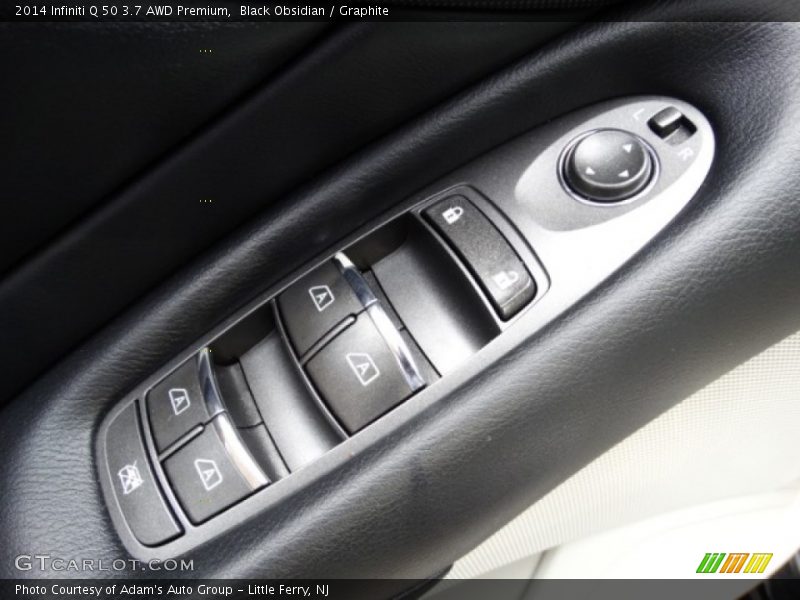 Black Obsidian / Graphite 2014 Infiniti Q 50 3.7 AWD Premium