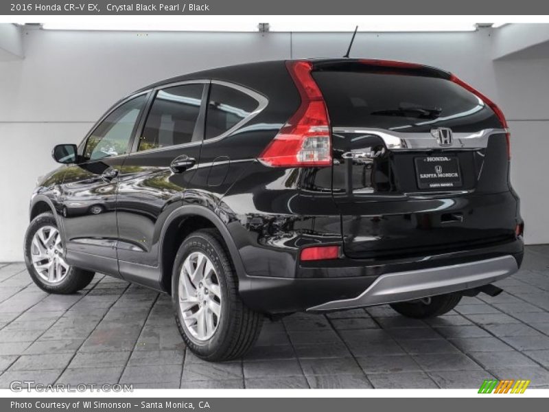 Crystal Black Pearl / Black 2016 Honda CR-V EX