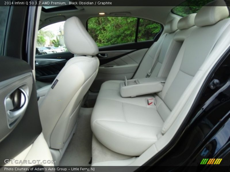 Black Obsidian / Graphite 2014 Infiniti Q 50 3.7 AWD Premium