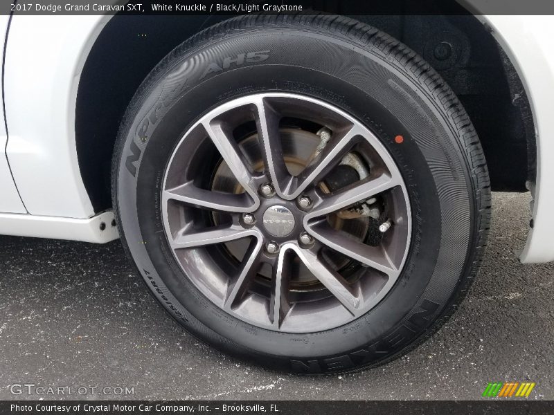 White Knuckle / Black/Light Graystone 2017 Dodge Grand Caravan SXT