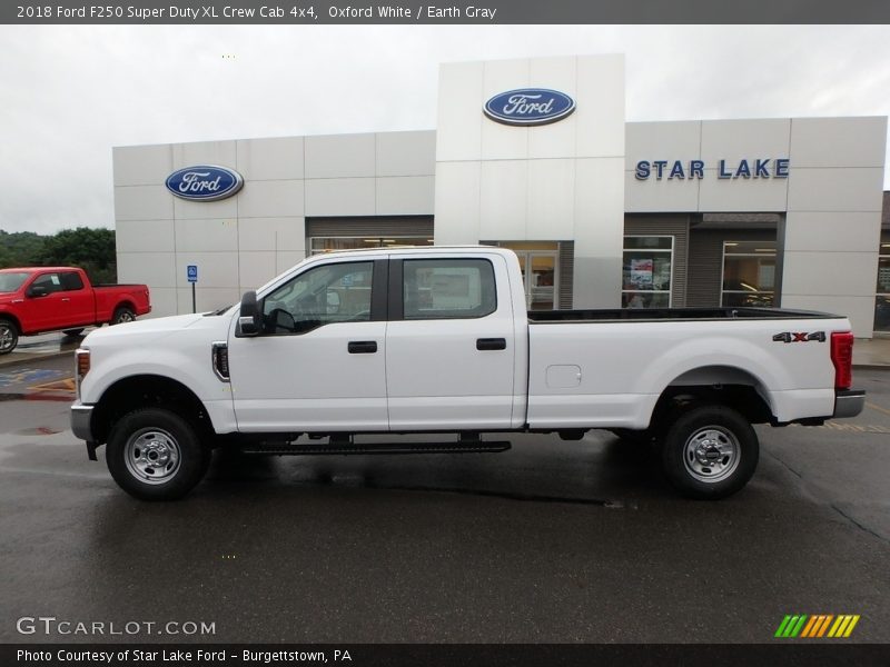 Oxford White / Earth Gray 2018 Ford F250 Super Duty XL Crew Cab 4x4