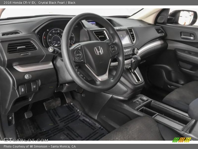 Crystal Black Pearl / Black 2016 Honda CR-V EX