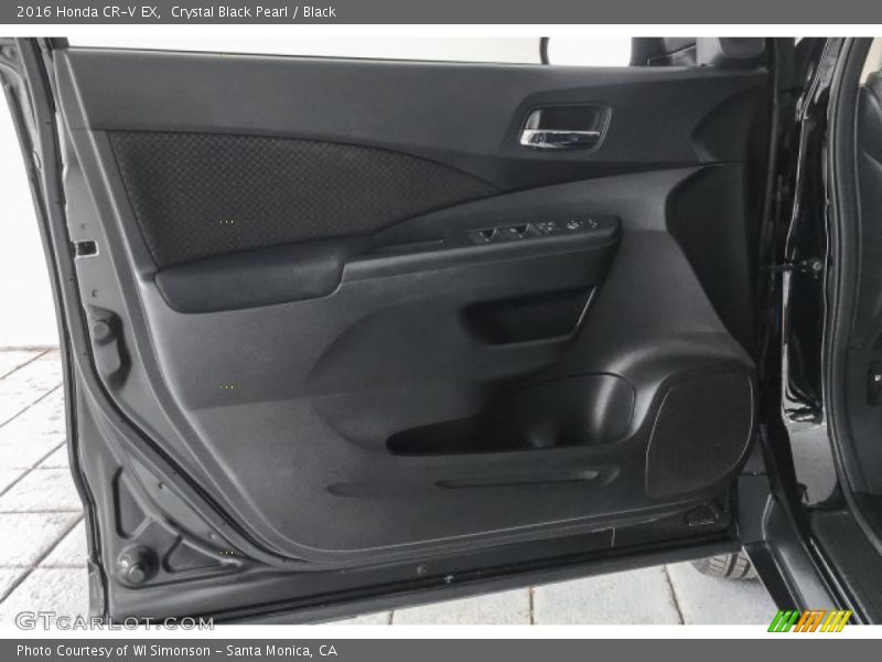 Crystal Black Pearl / Black 2016 Honda CR-V EX
