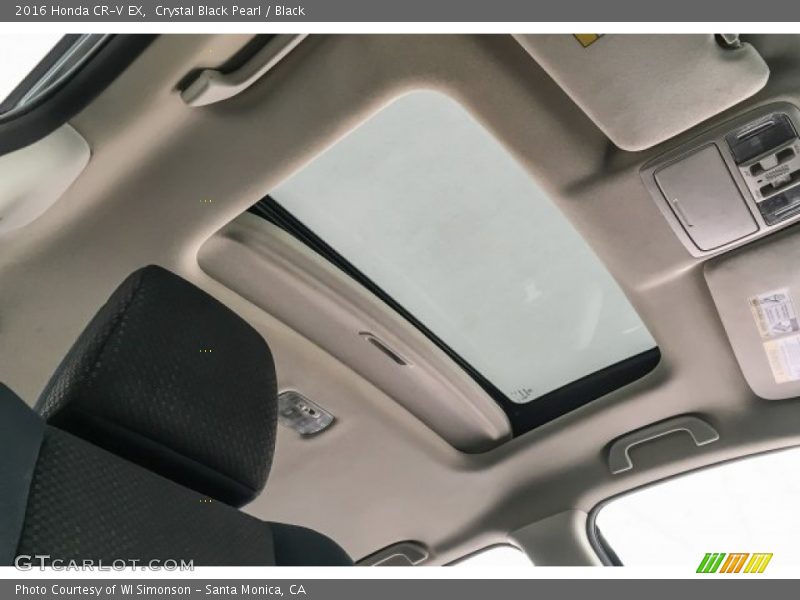 Crystal Black Pearl / Black 2016 Honda CR-V EX