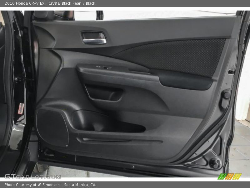 Crystal Black Pearl / Black 2016 Honda CR-V EX