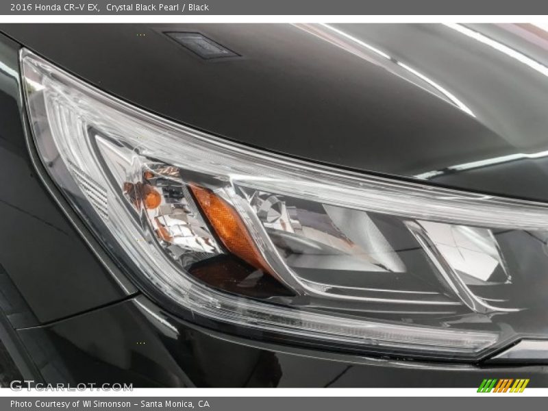 Crystal Black Pearl / Black 2016 Honda CR-V EX