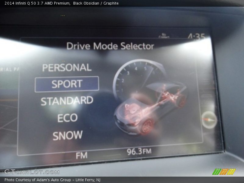 Black Obsidian / Graphite 2014 Infiniti Q 50 3.7 AWD Premium