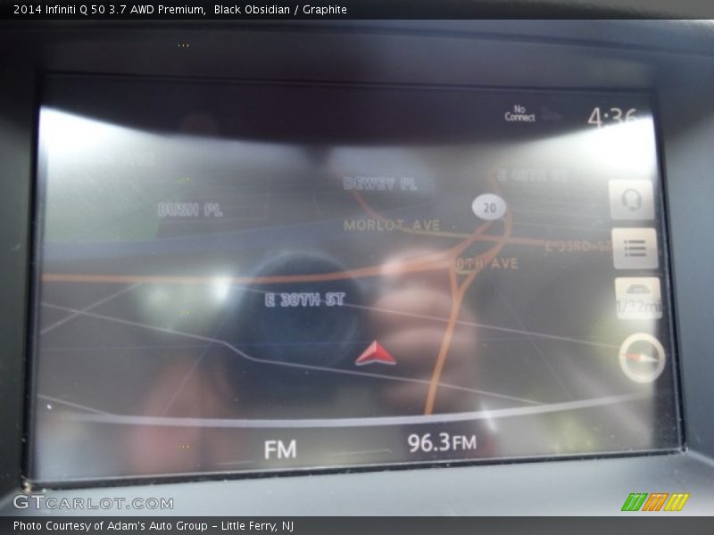 Black Obsidian / Graphite 2014 Infiniti Q 50 3.7 AWD Premium