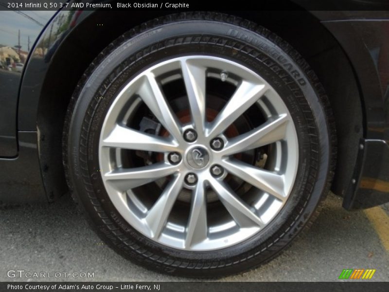 Black Obsidian / Graphite 2014 Infiniti Q 50 3.7 AWD Premium