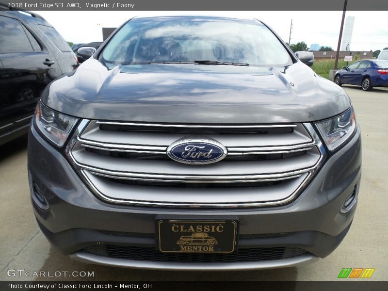 Magnetic / Ebony 2018 Ford Edge SEL AWD