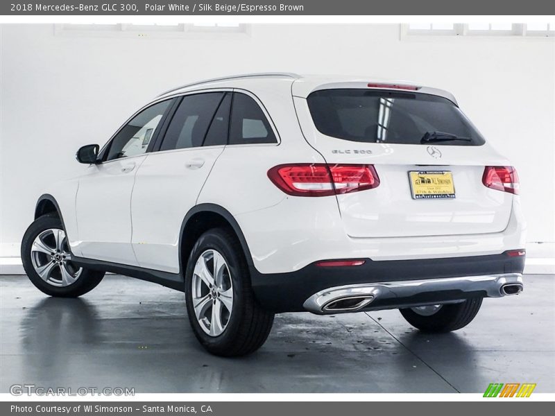 Polar White / Silk Beige/Espresso Brown 2018 Mercedes-Benz GLC 300