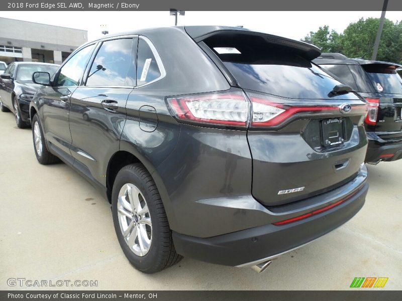 Magnetic / Ebony 2018 Ford Edge SEL AWD