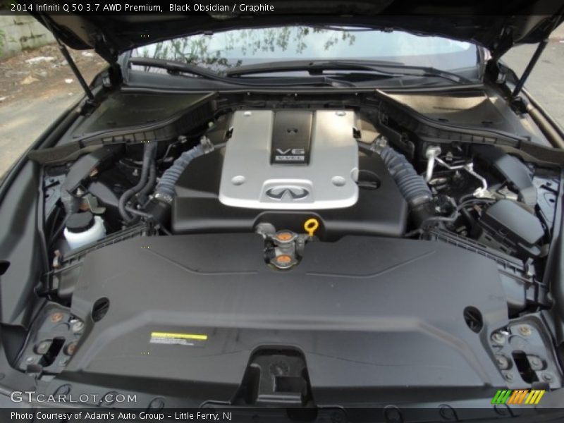 Black Obsidian / Graphite 2014 Infiniti Q 50 3.7 AWD Premium