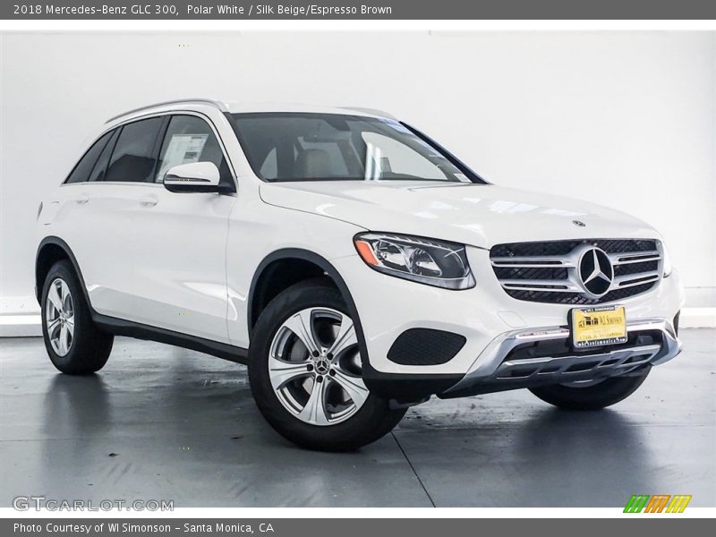 Polar White / Silk Beige/Espresso Brown 2018 Mercedes-Benz GLC 300