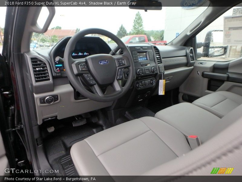  2018 F350 Super Duty XL SuperCab 4x4 Earth Gray Interior