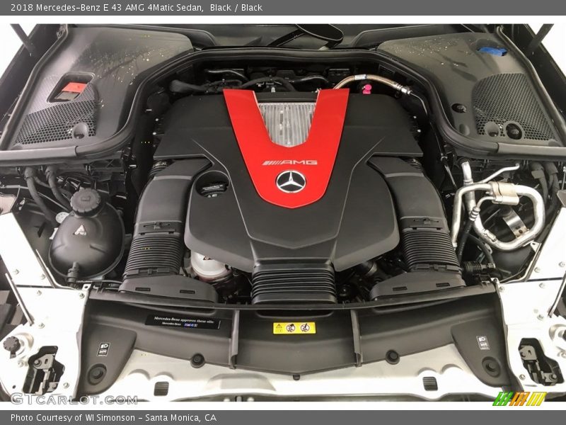  2018 E 43 AMG 4Matic Sedan Engine - 3.0 Liter Turbocharged DOHC 24-Valve VVT V6