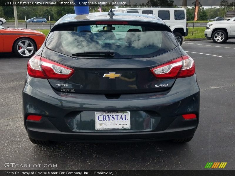 Graphite Metallic / Jet Black 2018 Chevrolet Cruze Premier Hatchback