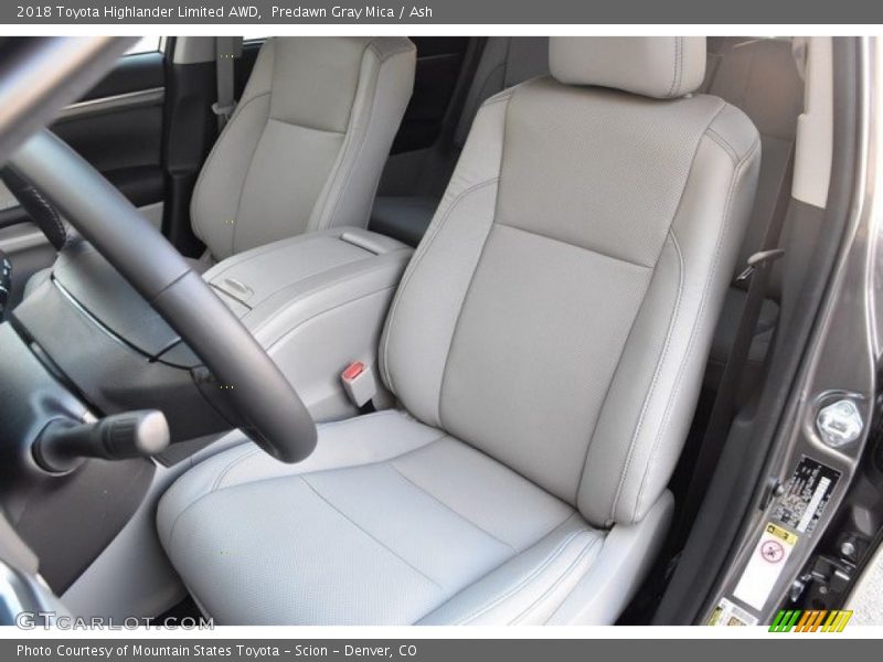 Predawn Gray Mica / Ash 2018 Toyota Highlander Limited AWD