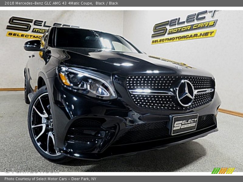 Black / Black 2018 Mercedes-Benz GLC AMG 43 4Matic Coupe