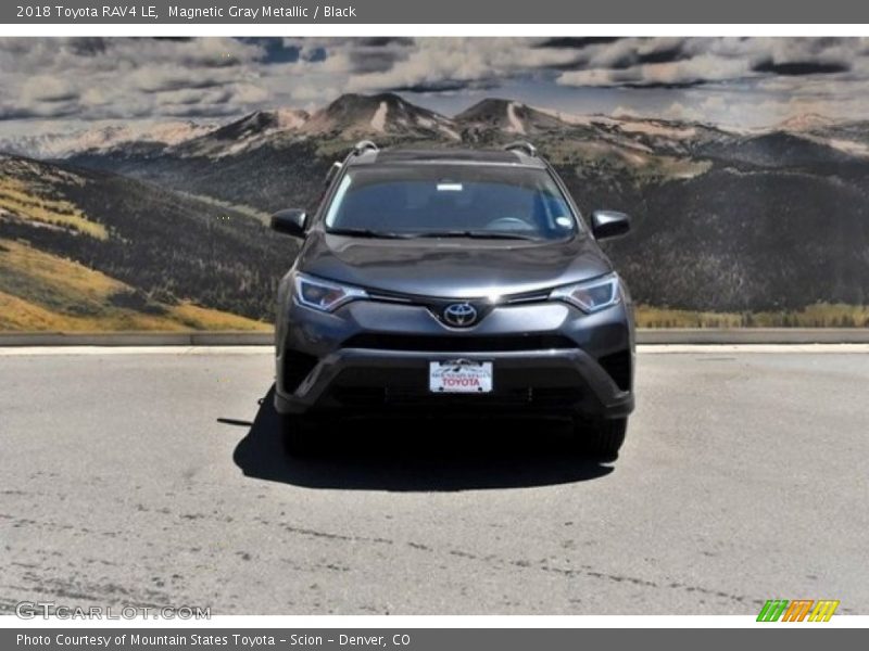 Magnetic Gray Metallic / Black 2018 Toyota RAV4 LE