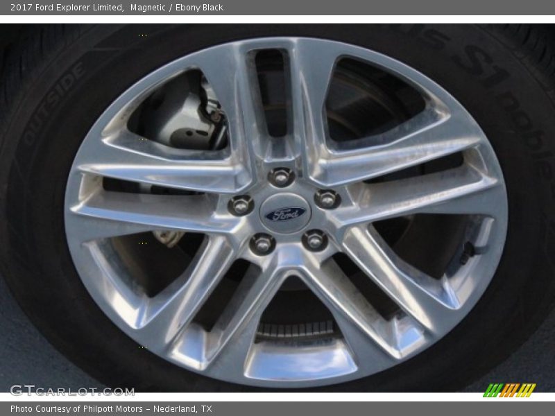 Magnetic / Ebony Black 2017 Ford Explorer Limited