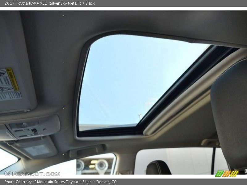 Silver Sky Metallic / Black 2017 Toyota RAV4 XLE