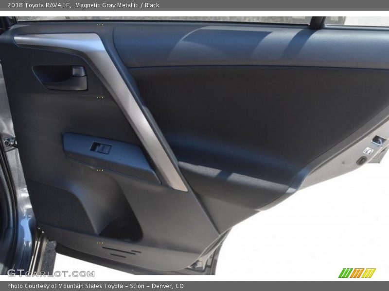 Magnetic Gray Metallic / Black 2018 Toyota RAV4 LE